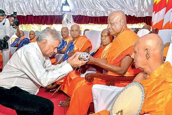 President looks to Anuradhapura era for insights