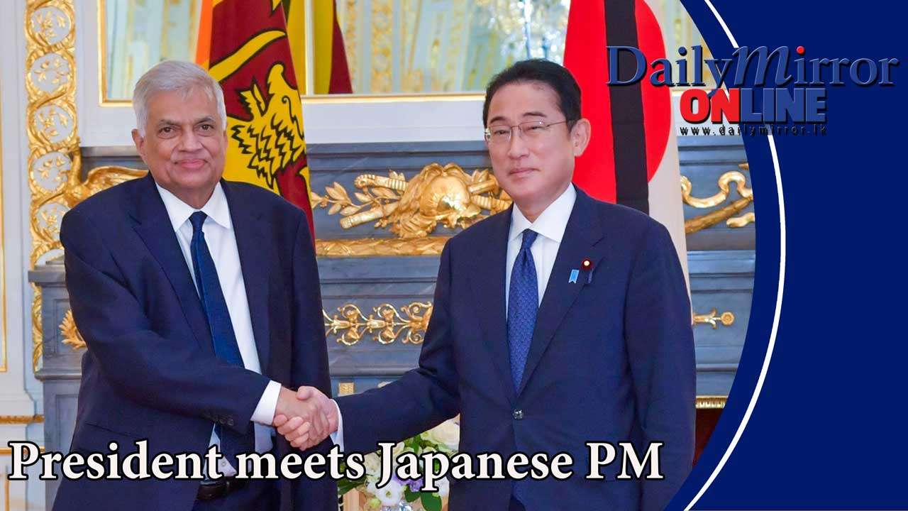 President meets Japanese PM