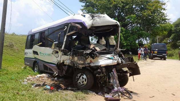 Head-on crash in Agbopura kills bus driver