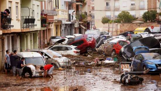 Spanish floods kill 95 as year of rain falls in a day