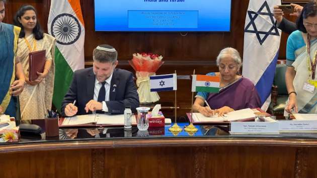 India, Israel ink iandmark bilateral investment agreement