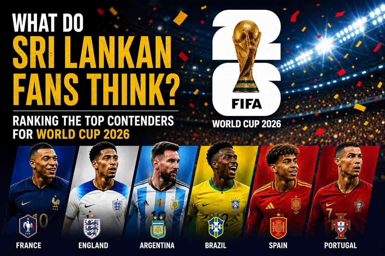 What Do Sri Lankan Fans Think? Ranking the Top Contenders for the FIFA World Cup 2026