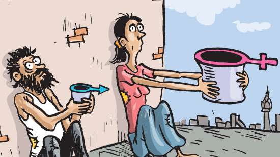 Greater proportion of beggars in SL urban areas are women: Census reveals