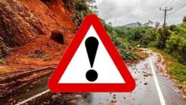 Red landslide evacuation warnings issued for several areas