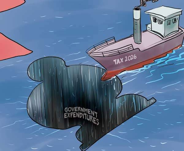 Cartoon of the Day 12-11-2025: Sailing Toward the Abyss - The Peril of Fiscal Illusion