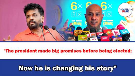 ’’The president made big promises before being elected;Now he is changing his story’’