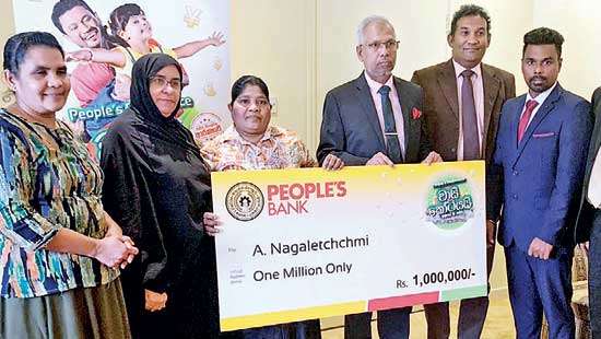 People’s Bank rewards ‘Vaasi Kotiyai’ remittance bonanza April millionaire