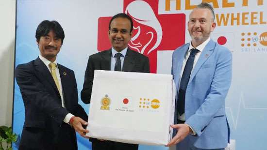 UNFPA and Japan donate $2.1 Mn worth of medical supplies to Sri Lanka