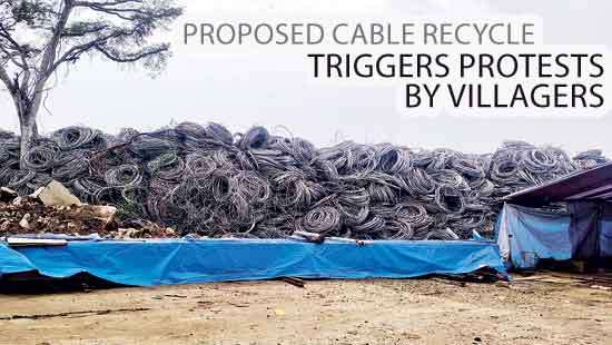 Proposed cable recycle factory triggers protests by villagers