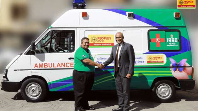 People’s Bank adopts a 1990 Suwa Seriya Ambulance