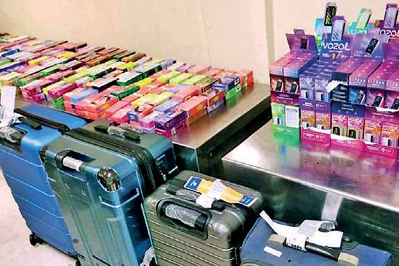 E-cigarettes worth Rs.2Mn from Malaysia seized at BIA