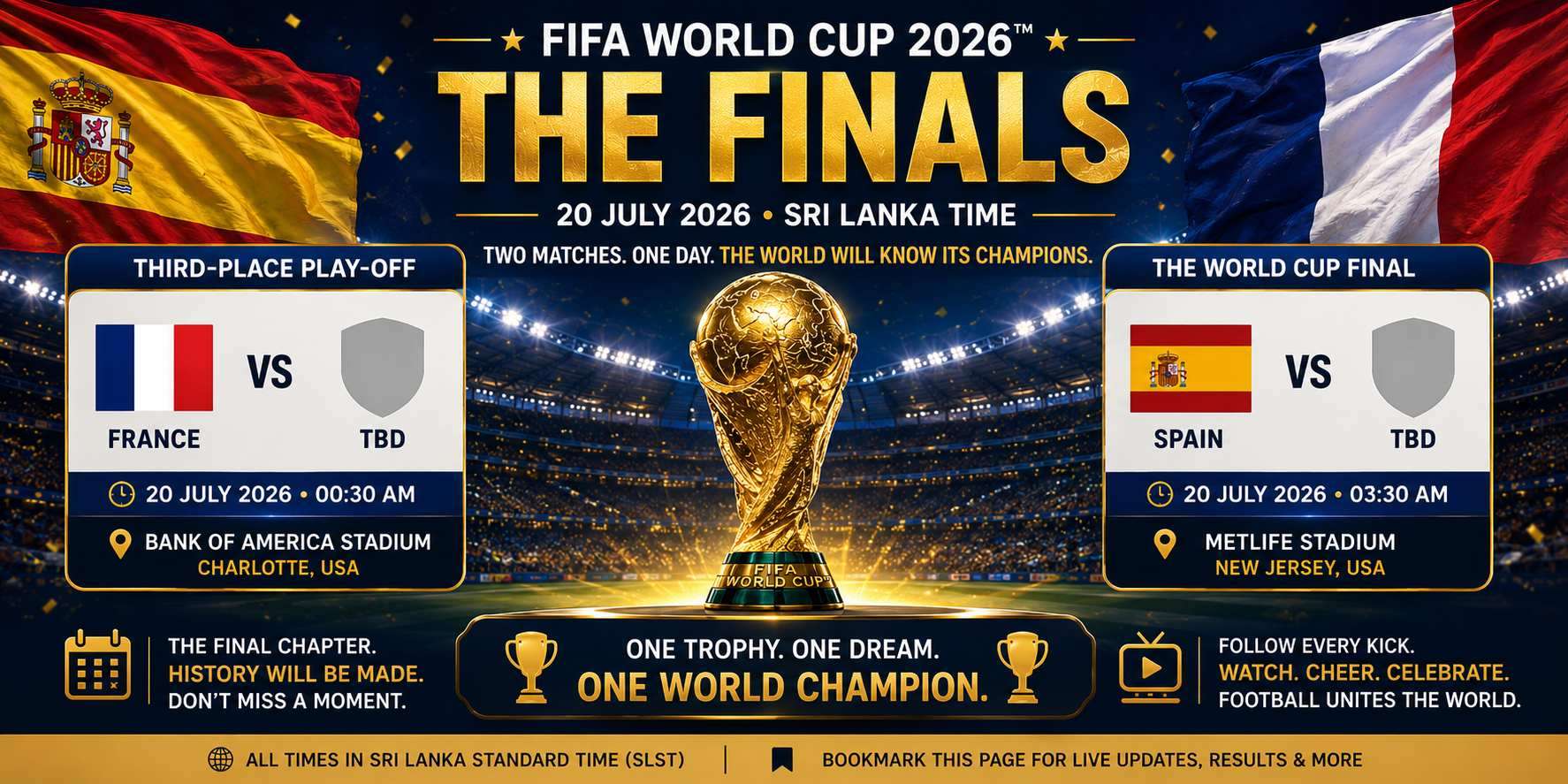 FIFA World Cup 2026 Finals Bracket and Schedule: Road to the Final