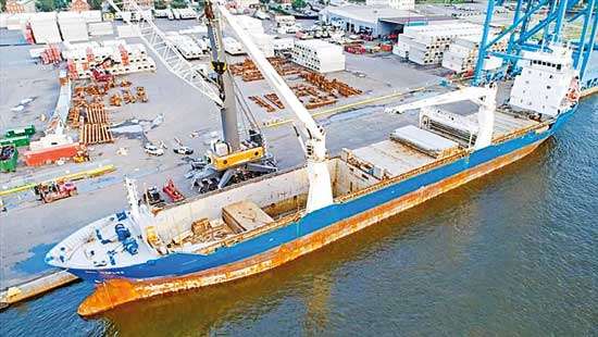 Emergency berthing of M.V BBC Naples at Hambantota Port: SL Atomic Energy Act violated