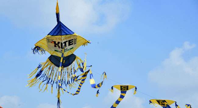 Kite festival by Visakha Vidyalaya