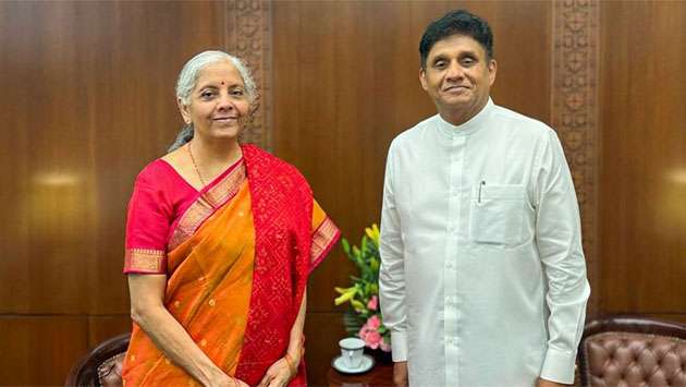Sajith Premadasa meets Indian Finance Minister in New Delhi