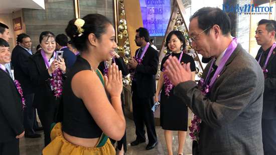 Chinese delegates visit Marina Square - Uptown Colombo for investment opportunities