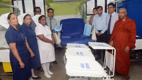 New electric maternity bed for De Soyza Hospital