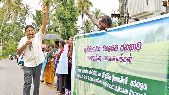 Malaiyaha Tamils demand solutions: Voices of courage  resurface from estate sector