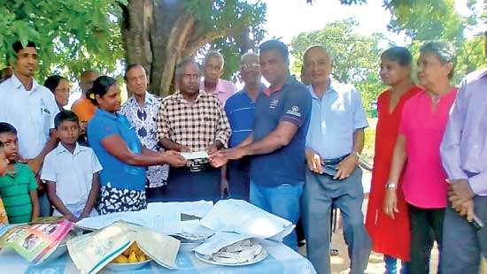 SL Belgian Assn.  makes donation for water treatment centre in Polonnaruwa