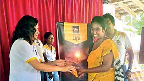 Janashakthi Life steps in to support rural students post-cyclone Ditwah