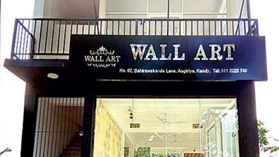 Wall Art unveils showroom in Kandy