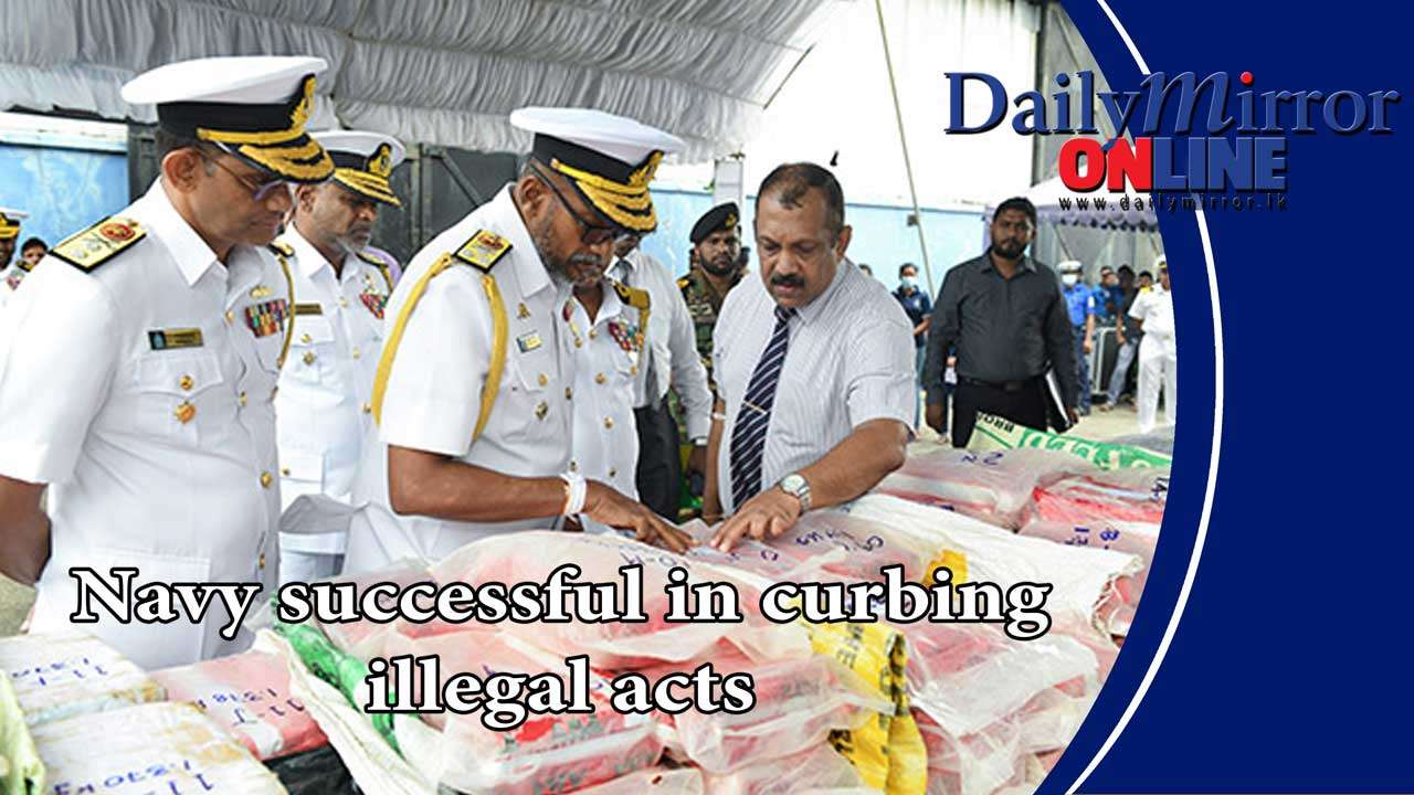 Navy successful in curbing illegal acts