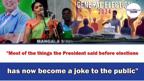 ’’Most of the things the President said before elections has now become a joke to the public’’