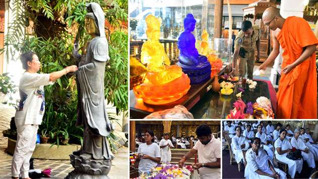Observing Medin Poya Day