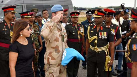 Two SL Peacekeepers among those honoured by UN