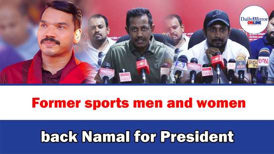 Former sports men and women back Namal for President