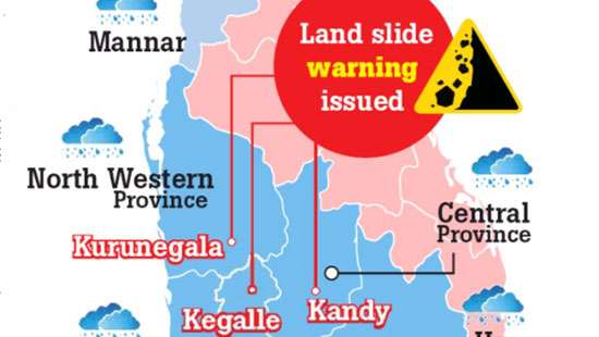 Heavy rains pose fresh flood threats in islandwide locations
