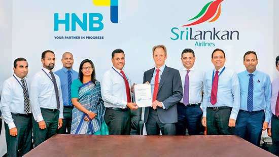 SriLankan Airlines-HNB join hands for global digital payment needs