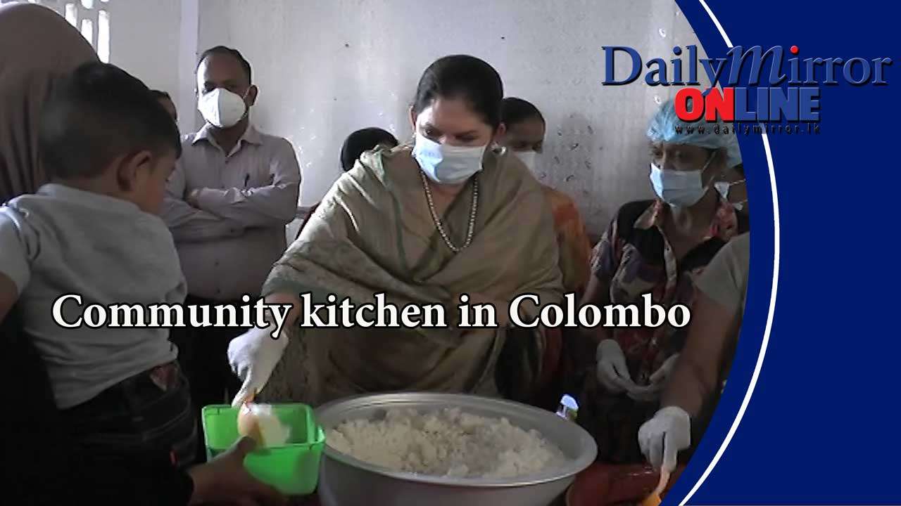 Community kitchen in Colombo