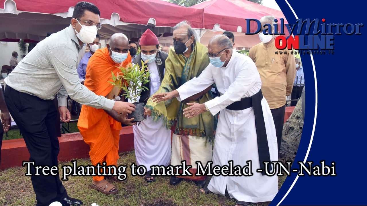 Tree planting to mark Meelad -UN-Nabi