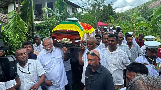 Last rites for SL Navy sailor