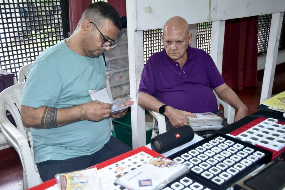 Exhibition of stamps, coins...