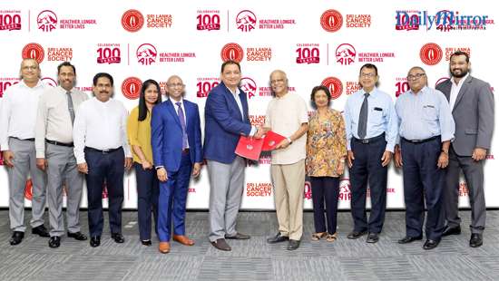 Sri Lanka Cancer Society becomes centennial charity partner for AIA Insurance.