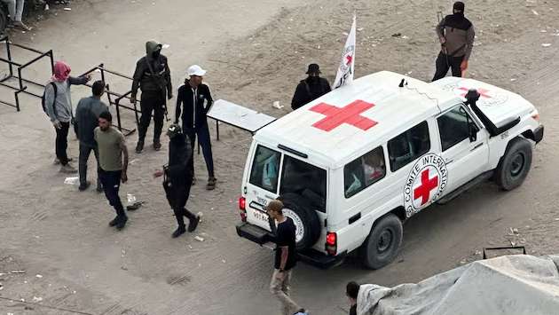 Red Cross begins operation to receive first Israeli hostages in Gaza