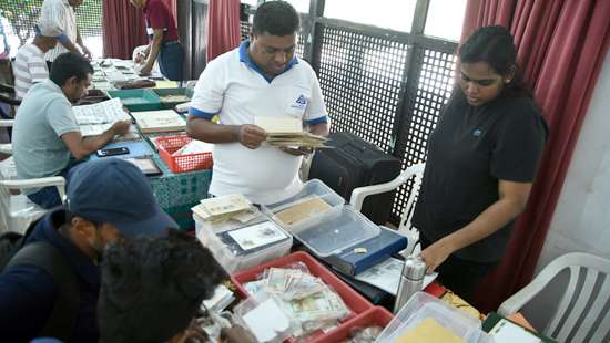 Exhibition of stamps, coins...