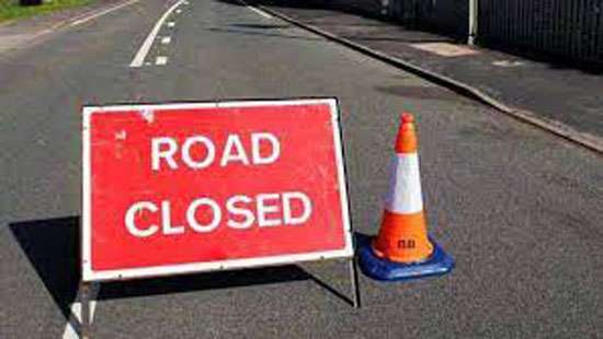 Parliament access road closed at Polduwa Junction