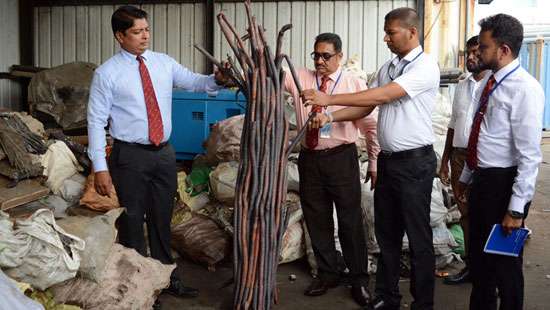 Customs seize illegally imported scrap metal