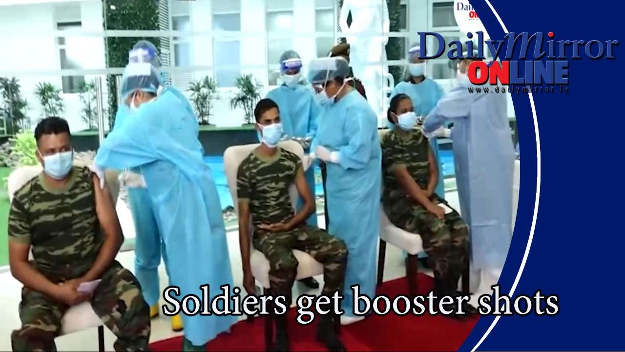 Soldiers get booster shots