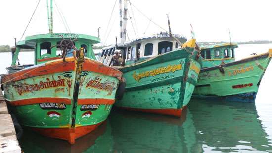 135 seized Indian fishing boats auctioned in Jaffna