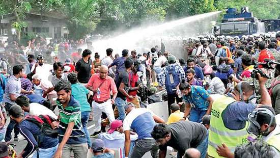 IUSF protesters tear gassed