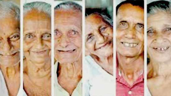 Sri Lanka’s elderly population is on the rise compared to the rest of the world