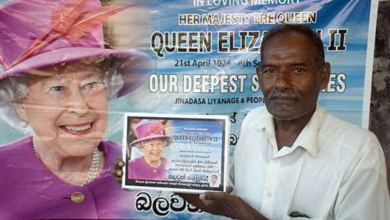 Lankan vendor’s love for royalty and Queen