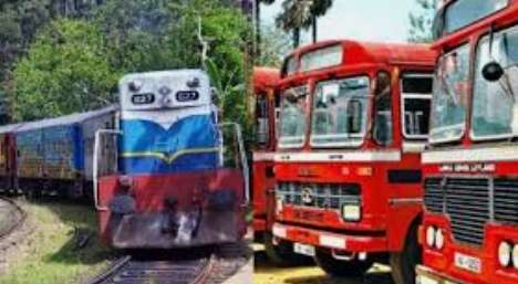 Trains, buses back on service