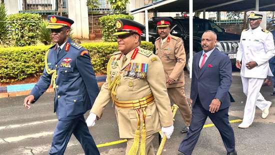 Shavendra's visit to Kenya explores defense ties including counterterrorism