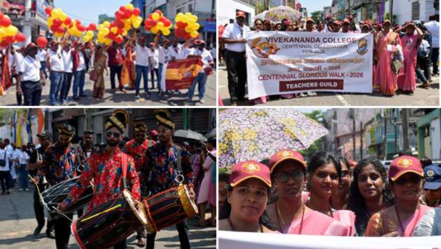 Vivekananda College Colombo 100th walk