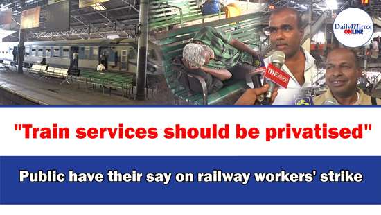 ’’Train services should be privatised’’ Public have their say on railway workers’ strike